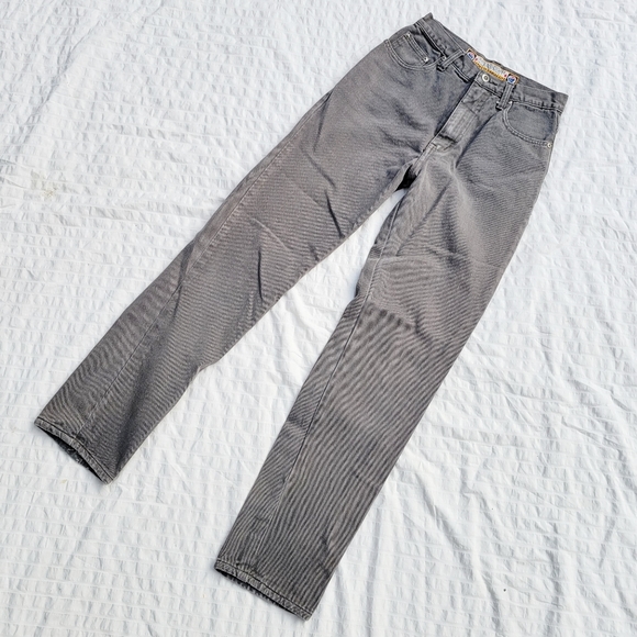 Vintage Straight Leg High Waist Jeans - Picture 2 of 5